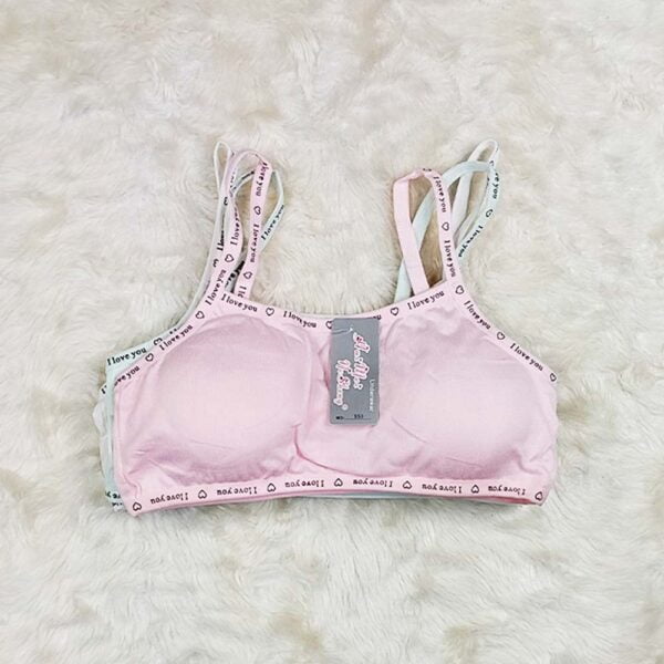 8-16 Years Cotton Girl's Training Bra Pink